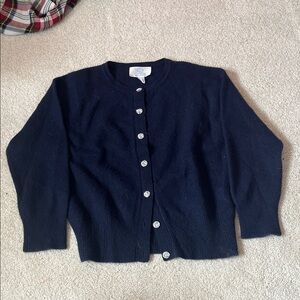 Classic Navy Blue kids Cardigan